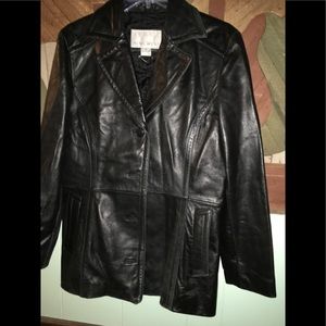 NINE WEST Leather Jacket